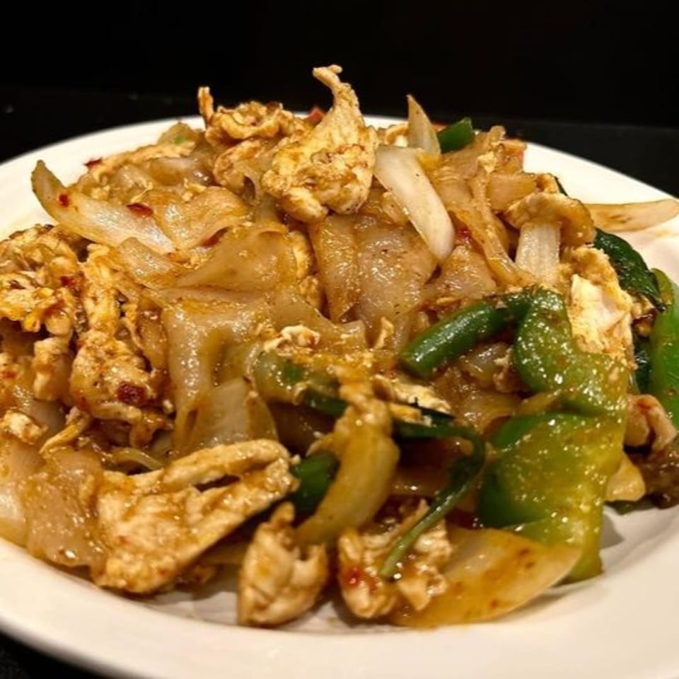 Delicious Drunken Noodles Await