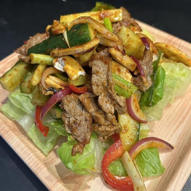 Grilled Beef Salad.